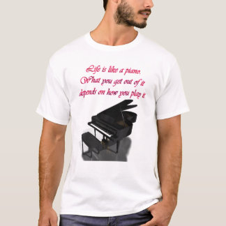 Klavier-Musik-Liebe-Spiel T-Shirt