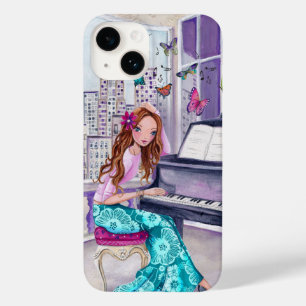 Klavier Musik Mädchen in New+York   Iphone 6 plus  Case-Mate iPhone Hülle
