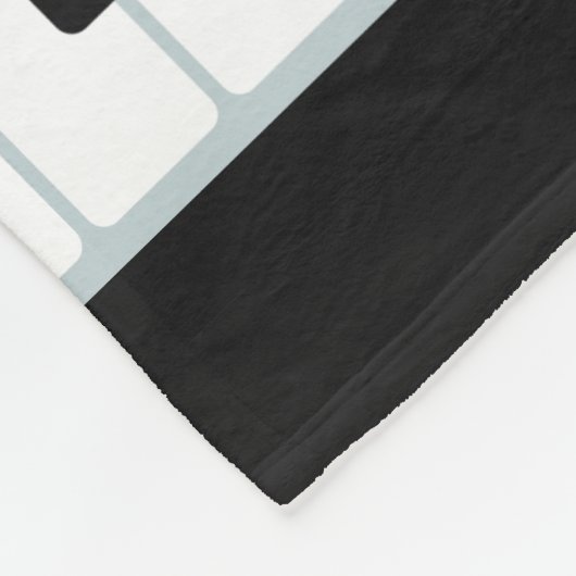 Klavier-Musik-Name-Fleecedecken Fleecedecke (Ecke)