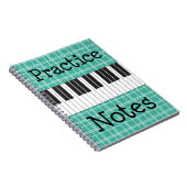Klavier-Musik-Praxis-Anmerkungen Notizblock (Rechte Seite)