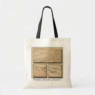 Klavier-Musik-Praxis-Taschen-Tasche Tragetasche