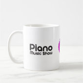 Klavier-Musik-Showkaffee-Tasse Kaffeetasse (Links)