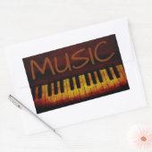Klavier, Musik, Sticker (Umschlag)