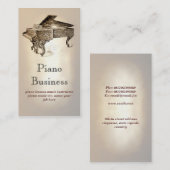 Klavier-Musikindustriekarte Visitenkarte (Vorne/Hinten)