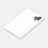 Klavier, Musikinstrument, Post-it Klebezettel (angewinkelt)