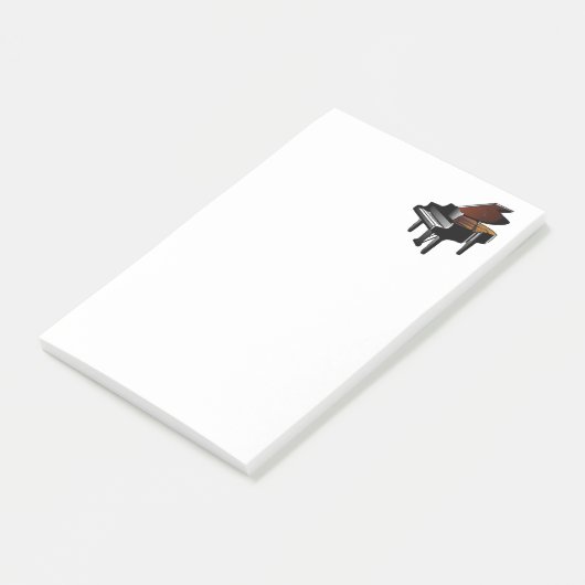 Klavier, Musikinstrument, Post-it Klebezettel (angewinkelt)