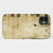 Klavier-Musiknoten Case-Mate iPhone Hülle (Rückseite (Horizontal))