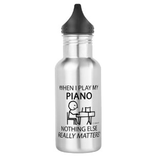 Klavier Nichts anderes zählt Edelstahlflasche