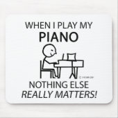 Klavier Nichts anderes zählt Mousepad (Vorne)