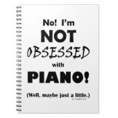 Klavier Notizblock (Vorderseite)