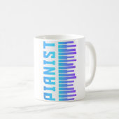 Klavier-Orchester-Musiker Kaffeetasse (VorderseiteRechts)