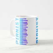 Klavier-Orchester-Musiker Kaffeetasse (Vorderseite Links)