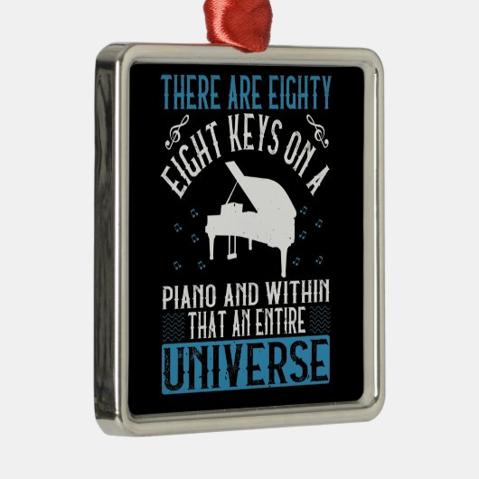 Klavier - ornament aus metall (Rechts)