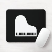 Klavier-Piktogramm-Mauspad Mousepad (Mit Mouse)