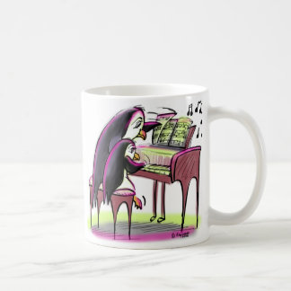 Klavier-Pinguine Kaffeetasse