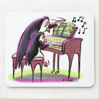 Klavier-Pinguine Mousepad