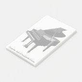 Klavier Post-it Klebezettel (angewinkelt)