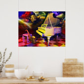 Klavier Poster (Küche)