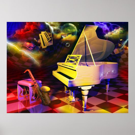 Klavier Poster (Vorne)
