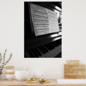 Klavier Poster (Küche)