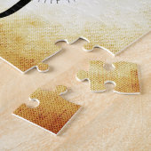 Klavier-Schlüssel auf einem MusikClef Puzzle (Seite)