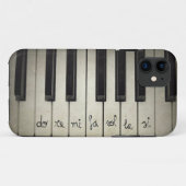 Klavier-Schlüssel Case-Mate iPhone Hülle (Rückseite (Horizontal))