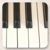 Klavier-Schlüssel Getränkeuntersetzer (Vorderseite)