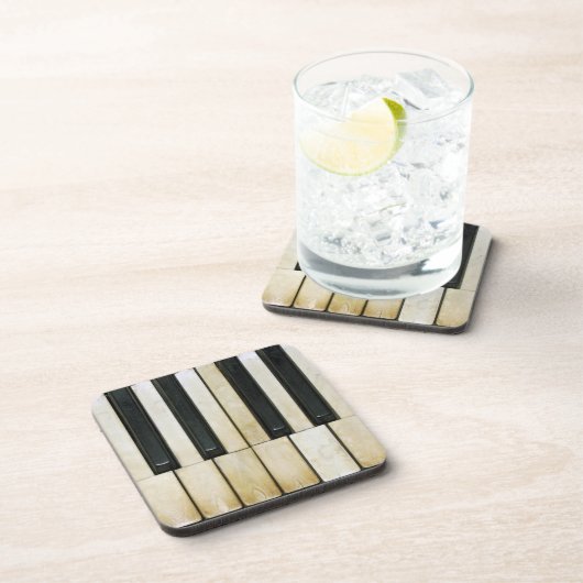 Klavier-Schlüssel Getränkeuntersetzer (Rechte Seite)