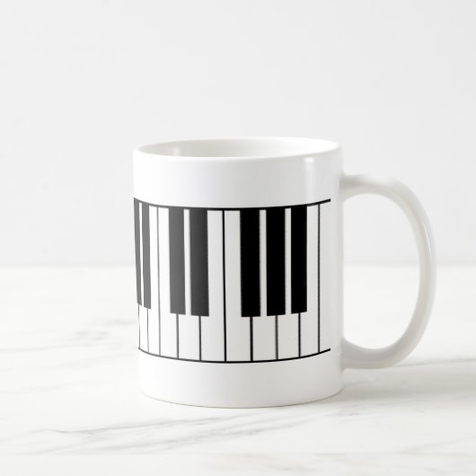 Klavier-Schlüssel Kaffeetasse (Rechts)