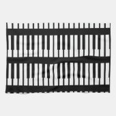 Klavier-Schlüssel-Muster Handtuch (Horizontal)