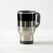 Klavier-Schlüssel Reisebecher (VorderseiteRechts)