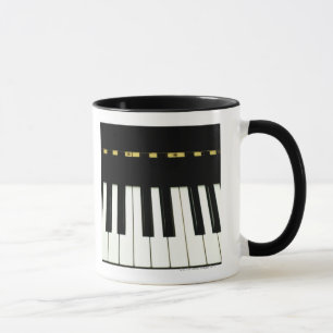 Klavier-Schlüssel Tasse
