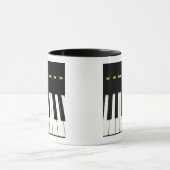 Klavier-Schlüssel Tasse (Zentrum)