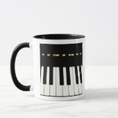 Klavier-Schlüssel Tasse (Links)