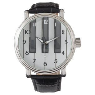 Klavier-Schlüssel-Uhr Armbanduhr