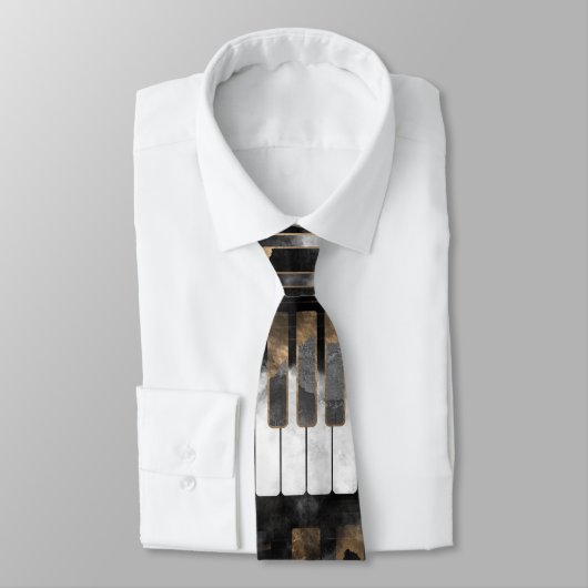 Klavier-Schlüssel und Anmerkungen - Aquarell und Krawatte (Gebunden)