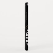 Klavier-Schlüssel und goldener Musiknoten Case-Mate iPhone Hülle (Hinten/Rechts)