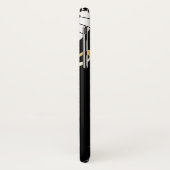 Klavier-Schlüssel und goldener Musiknoten Case-Mate iPhone Hülle (Hinten/Links)