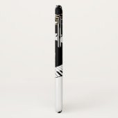 Klavier-Schlüssel und GoldMusiknoten Case-Mate iPhone Hülle (Hinten/Links)