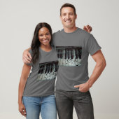 Klavier-Schlüssel und Musiknoten T-Shirt (Unisex)