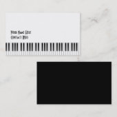 Klavier-Schlüssel Visitenkarte (Vorne/Hinten)