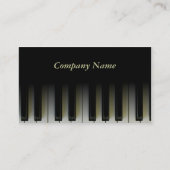 Klavier-Schlüssel Visitenkarte (Vorderseite)