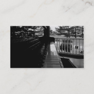 KLAVIER-SCHLÜSSEL - Visitenkarte-Schablone Visitenkarte