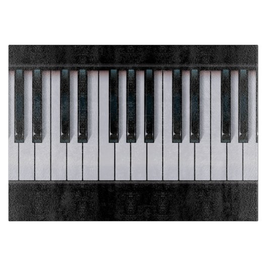 Klavier Schneidebrett (Vorderseite)