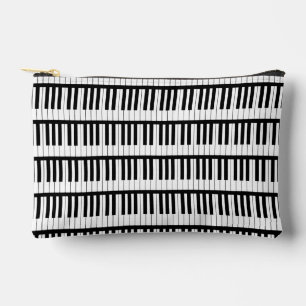 Klavier Schwarz-Weiß-Musiker-Instrument Zubehörtasche