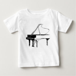 Klavier Skizze Baby T-shirt