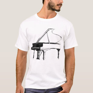 Klavier Skizze T-Shirt