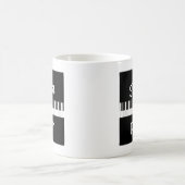 Klavier-Spieler-Tasse Kaffeetasse (Mittel)