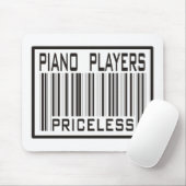 Klavier-Spieler unbezahlbar Mousepad (Mit Mouse)