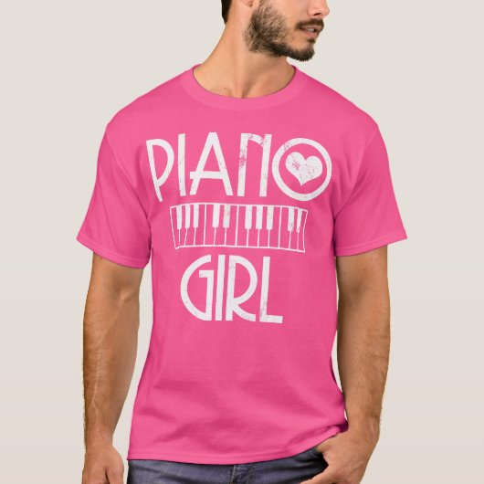 Klavier T-Shirt (Vorderseite)